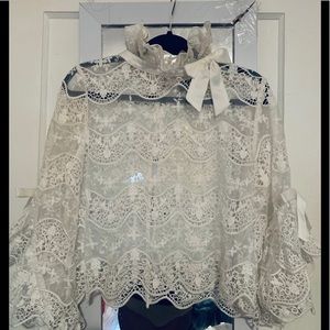 Lace Embroidered Blouse/Top